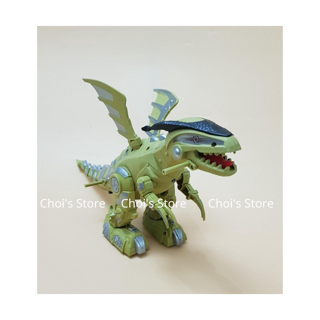 Đồ chơi khủng long có cánh biết đi, chiếu đèn 2 màu vàng, trắng Choi Store 56