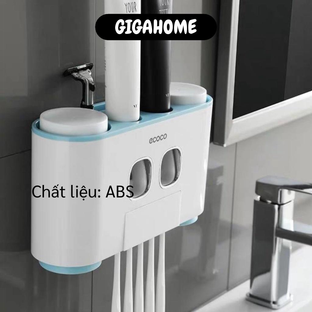 Kệ Nhà Tắm GIGAHOME Bộ Nhã Kem Đánh Răng Tự Động Ecoco Treo Trường, Giá Treo Bàn Chải 8515