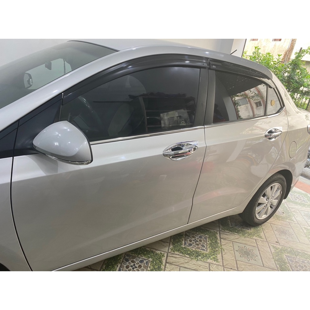 Vè che mưa xe Hyundai I10 hatback 2014 - 2023 nhựa đen thái cao cấp, dày dặn, sáng bóng