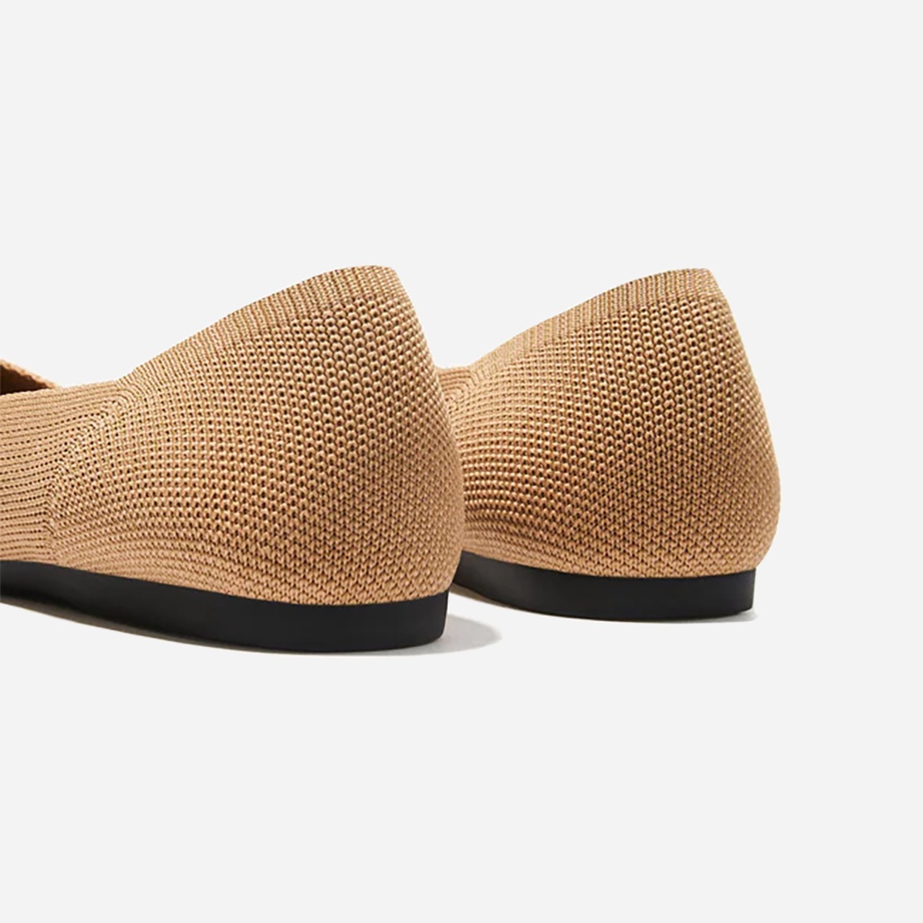 CORII - Giày Búp Bê The Point 2.0 Thời Trang và Thoải Mái Nhất - CR017 Đen và Kem