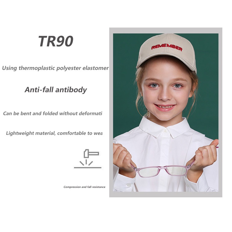 Mắt Kính Chống Bức Xạ Ánh Sáng Xanh Bảo Vệ Mắt Máy Tính/Điện Thoại Trẻ Em