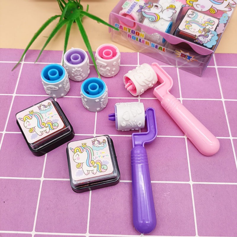 Bộ cây lăn trang trí  sổ tay hình Elsa và Pokemon- Trang trí sổ tay MH:B0101