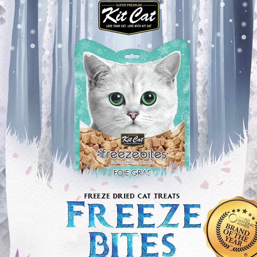 Snack sấy khô Freeze Bites Kit Cat cho mèo 15g