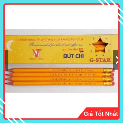 Bút Chì Gỗ 2B Gstar - 12 Chiếc/ Hộp Dành Cho Học Sinh, Sinh Viên Yêu Thích.