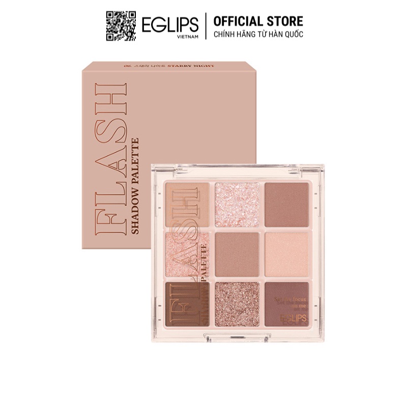 Bảng phấn mắt Eglips Flash Shadow Palette version 3 8.1g