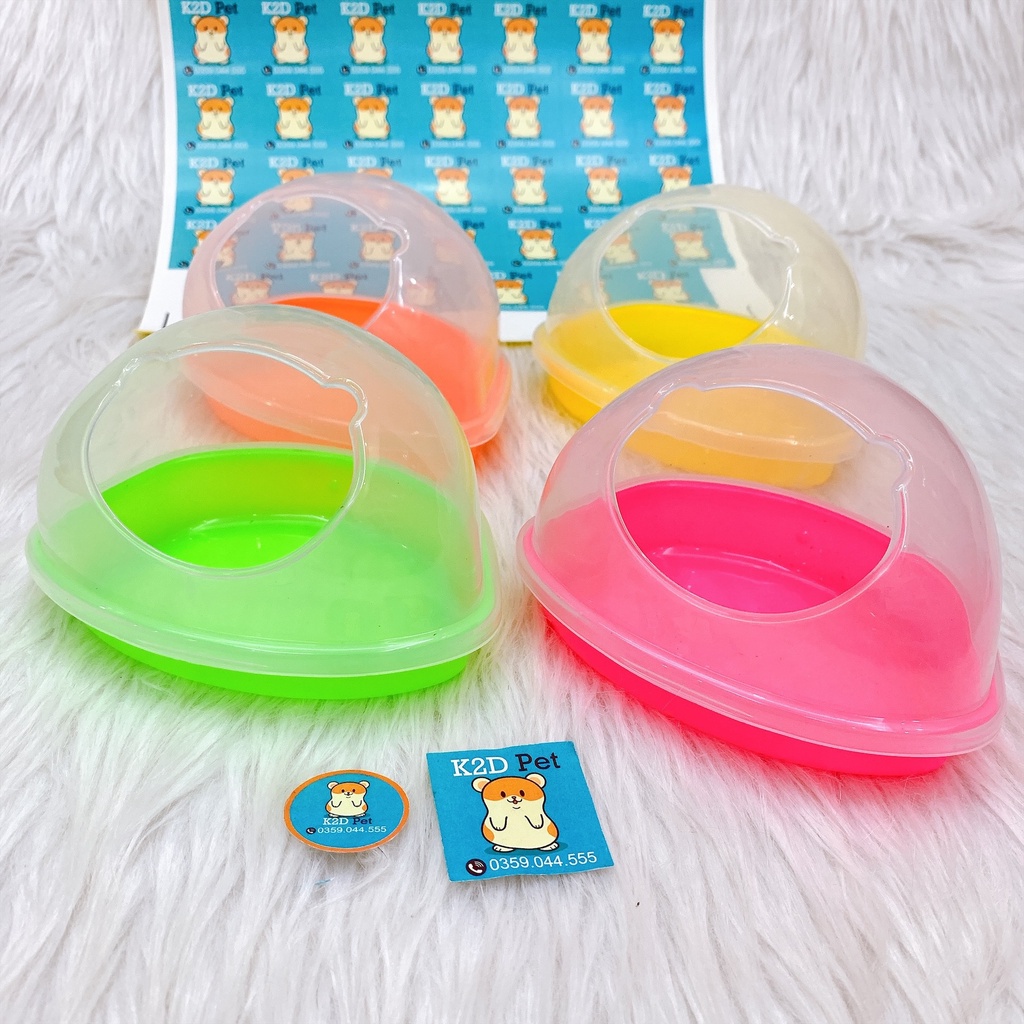 Nhà tắm nhựa gấu lớn cho hamster