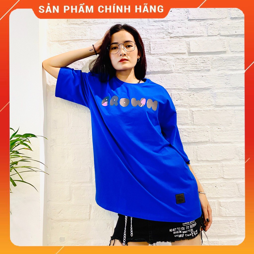 [ MÃ - BROWBTNT1 - SALEOFF 10%]   ÁO THUN  SIMPLE   BROWN  -  XANH - UNISEX - BROWN.studio   [ HÀNG 