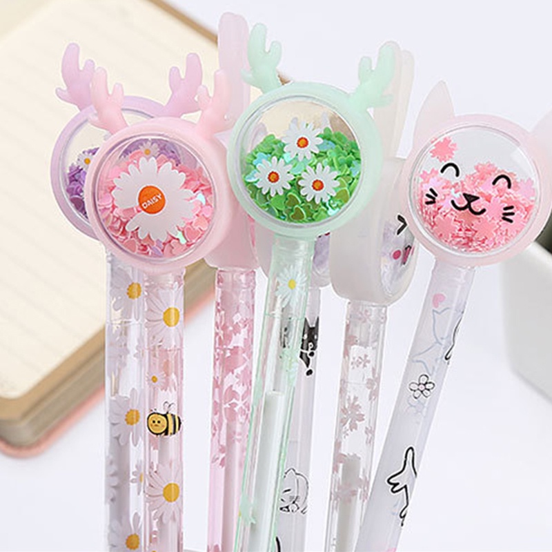 Bút Mực Gel Ngòi 0.5mm Hình Thỏ Dễ Thương