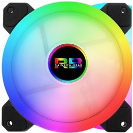 Quạt Tản Nhiệt Thùng Máy Vi Tính  Bộ kit 4 Fan Led RGB Hub RAINBOW