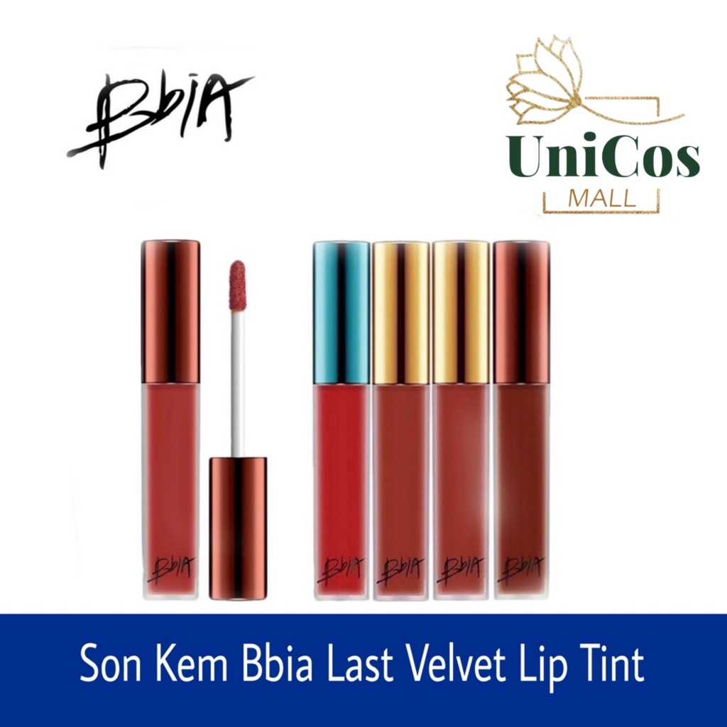 Son Kem Lì Bbia Last Velvet Lip Tint Version 3 (5 màu) 5g
