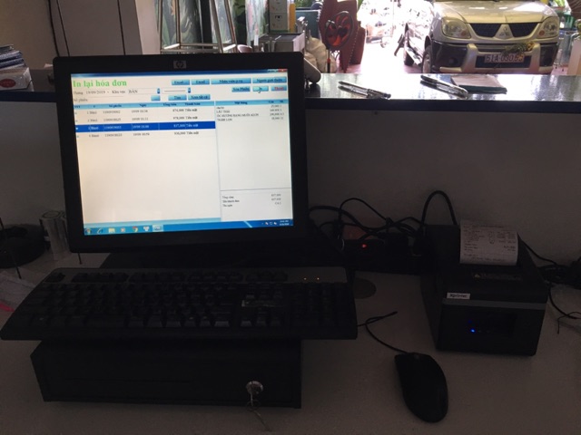 🌎 Bộ Máy Tính Tiền Màn Hình Cảm Ứng Hp Nhật Bản Model HPl 5006tm 🌟 | BigBuy360 - bigbuy360.vn