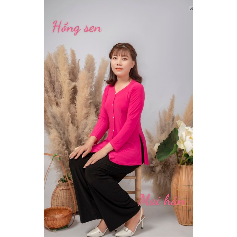 Áo bà ba trơn, áo bà ba cách tân, áo đi chùa big size