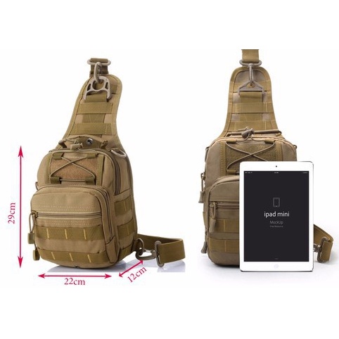 Túi Đeo Chéo Du Lịch Phượt, Túi Đeo Chéo Phong Cách Quân Đội Chất Liệu Vải Bố Bền Đẹp Chắc Chắn (8 MÀU LỰA CHỌN)