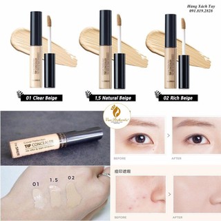 Che khuyết điểm Cover Tip Perfection Concealer The Saem – Kem che khuyết điểm