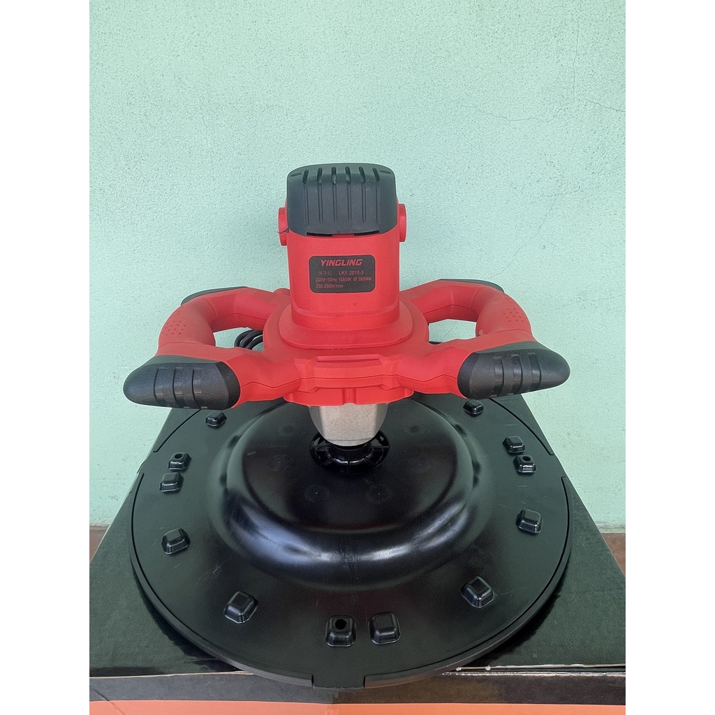 Máy xoa vữa chát tường 2 tay cầm YILING siêu khỏe công suất lớn 1680W-Đầy đủ phụ kiện-Bảo hành 6 tháng