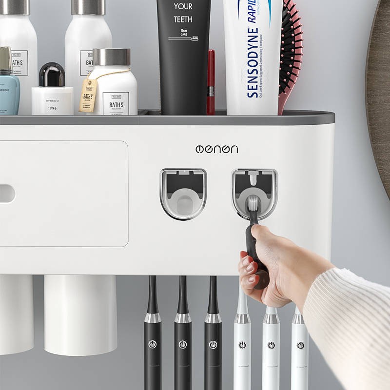 kệ lò vi sóngđời Giá đựng bàn chải đánh răng phong cách Châu Âu