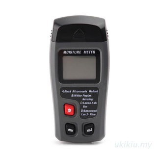 Emt01 two pins digital wood moisture meter 0-99.9% wood humidity tester with lcd