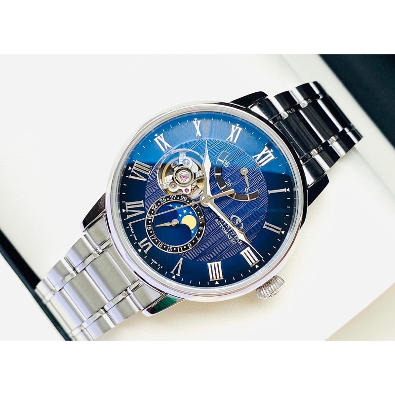 ĐỒNG HỒ NAM CHÍNH HÃNG Orient Star RE-AY0103L00B Moon Phase Automatic