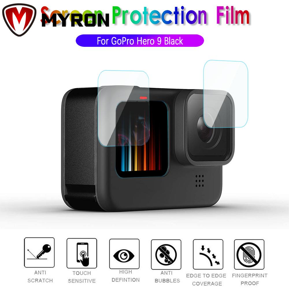 Kính Cường Lực 9h Hd 2.5d Bảo Vệ Màn Hình Camera Thể Thao