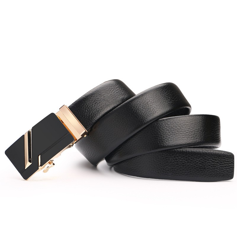Thắt Lưng Da Nam Khóa Tự Động Cao Cấp Dây Nịt Nam Da Bò Nguyên Miếng