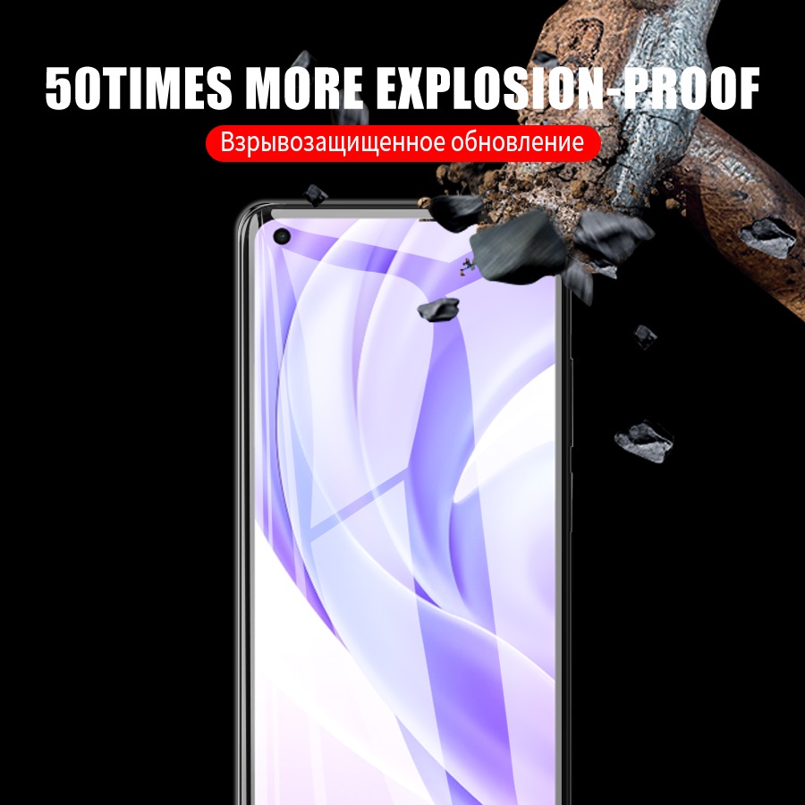Kính Cường Lực NFC Bảo Vệ Toàn Màn Hình Cho Xiaomi Mi 11 10 Lite 10i 11i 9T 10T Pro 5G Mi 8 9 SE A3 Poco M3 F3 X3