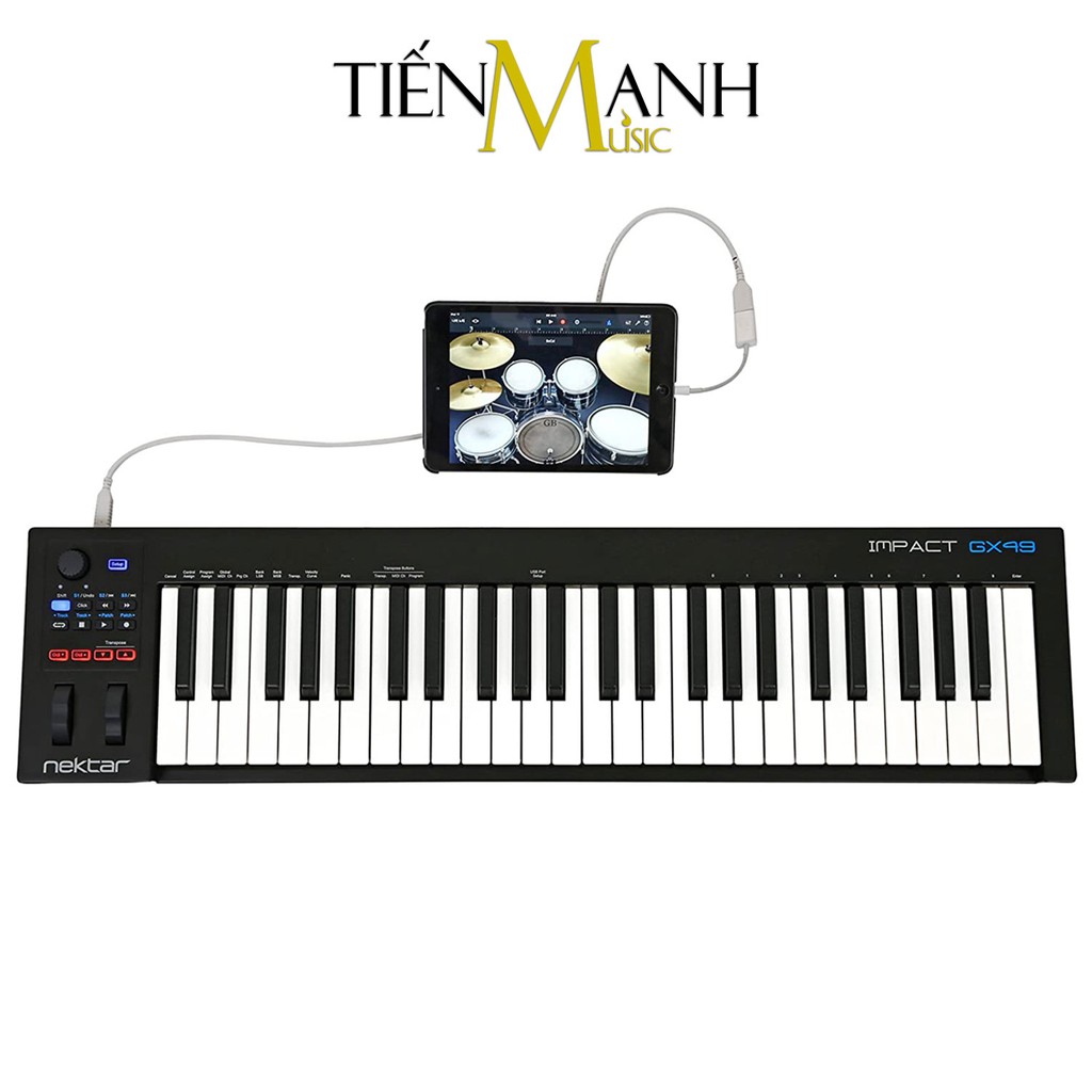 Nektar Impact GX49 Midi Keyboard Controller 49 Phím Cảm ứng lực (Đàn soạn làm nhạc - Sản xuất âm nhạc Producer)