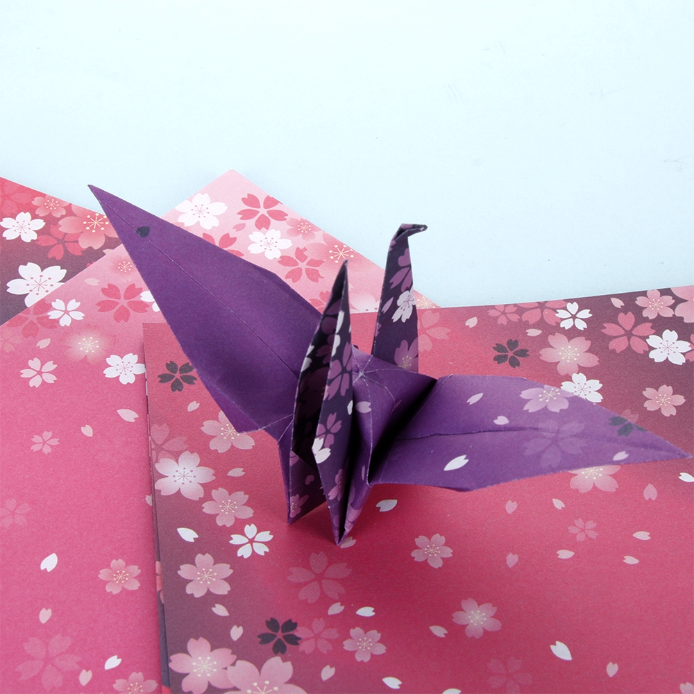 60 tờ giấy thủ công gấp origami