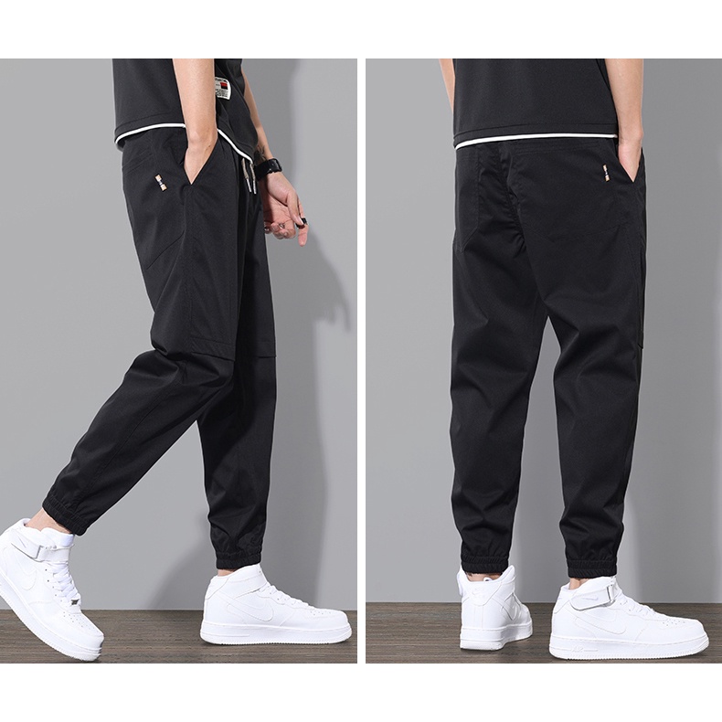 [Mẫu Mới] Quần Nam Basic Trơn Màu Bo Gấu Phong Cách Trẻ Trung Thời Trang MixxMen QUAN NAM 087V1