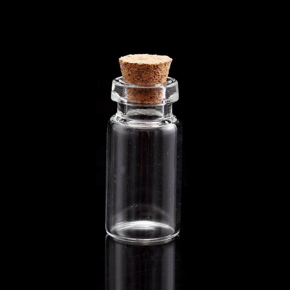 ROSE Lọ Thủy Tinh Rỗng Đựng Lời Nhắn 10x 10x Kèm Nút Chặn Và Nút Bần