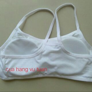 Áo lá có mút cotton gấu cute