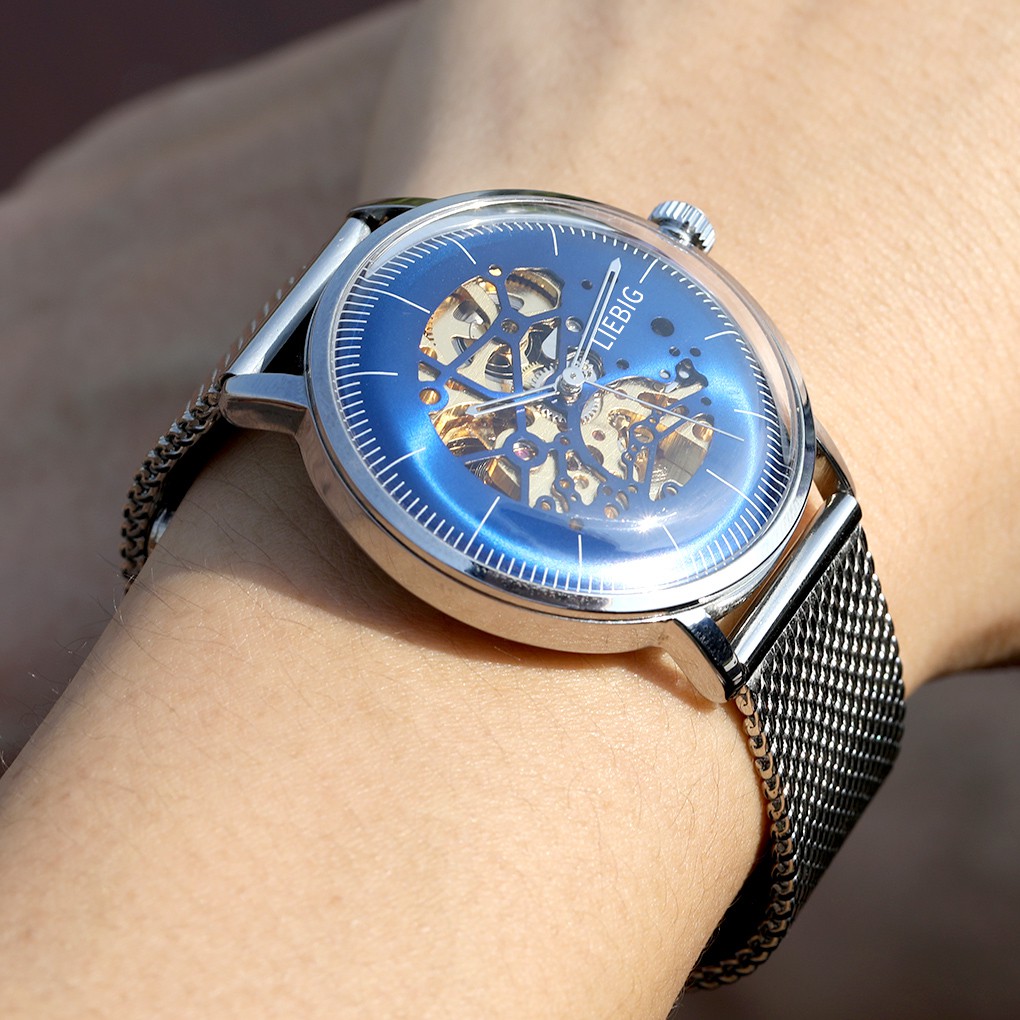 Đồng Hồ Cơ SKMEI x LIEBIG L3001 Nam Lộ Máy Dây Thép Đúc Đặc Không Gỉ Mặt Chống Xước | BigBuy360 - bigbuy360.vn