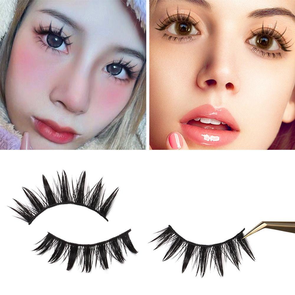 Maxg Manga Cụm Lông Mi Cổ Tích Tự Nhiên Trang Điểm Mắt Mèo