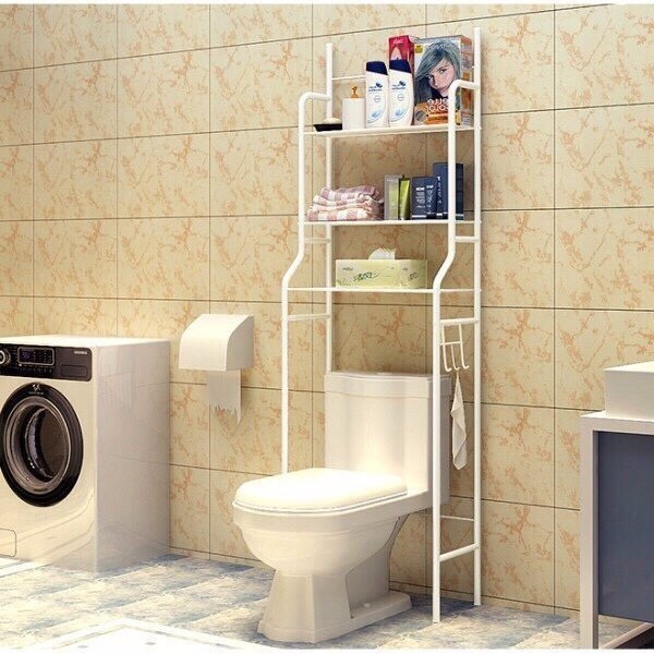 Kệ Để Đồ Phòng Vệ Sinh Sau Toilet Thông Minh Lắp Ráp Tiện Dụng chân kê TONGKHOBAOCHAU