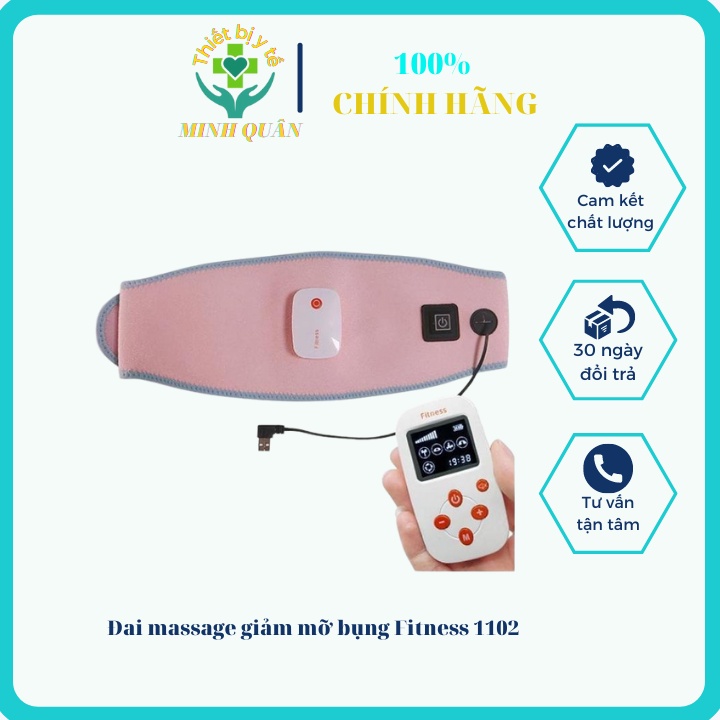 Đai massage giảm mỡ bụng Fitness 1102,máy massage giảm mỡ kết nối app,cho vong eo thon gọn và vóc dáng cân đối