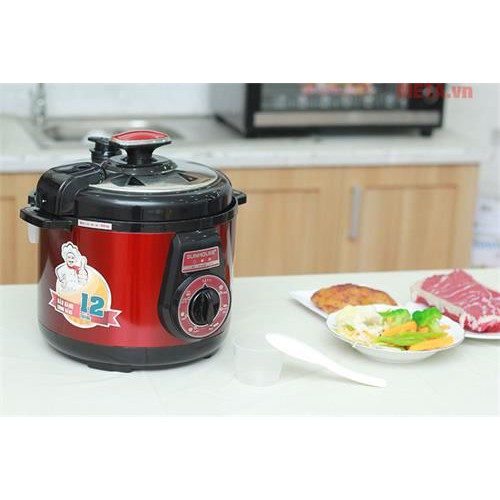 Nồi áp suất điện đa năng Sunhouse SHD1552 -nồi hầm,xương,ninh cháo,tốt,bền,đẹp-giá rẻ-bảo hành 12 tháng