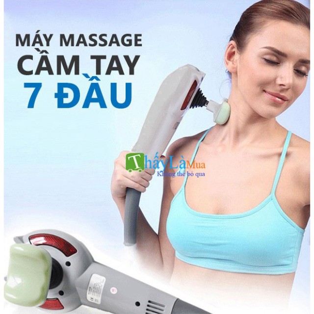 [SIEU SALE] Máy Đấm Lưng 7 Đầu Xoa Bóp