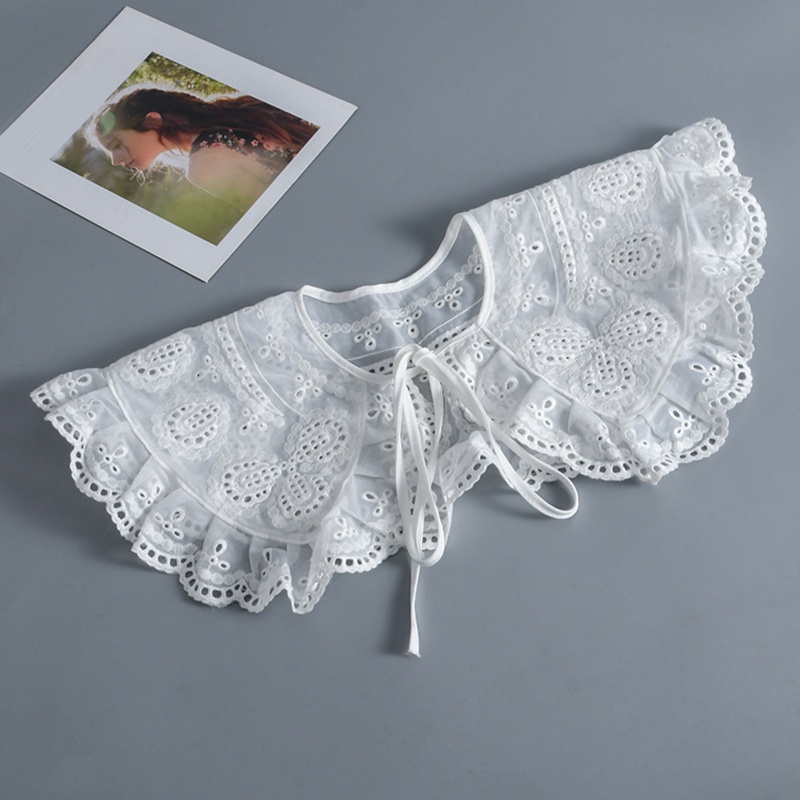 Cổ Áo Giả Thêu Họa Tiết Phong Cách Hán Phục Cổ Điển