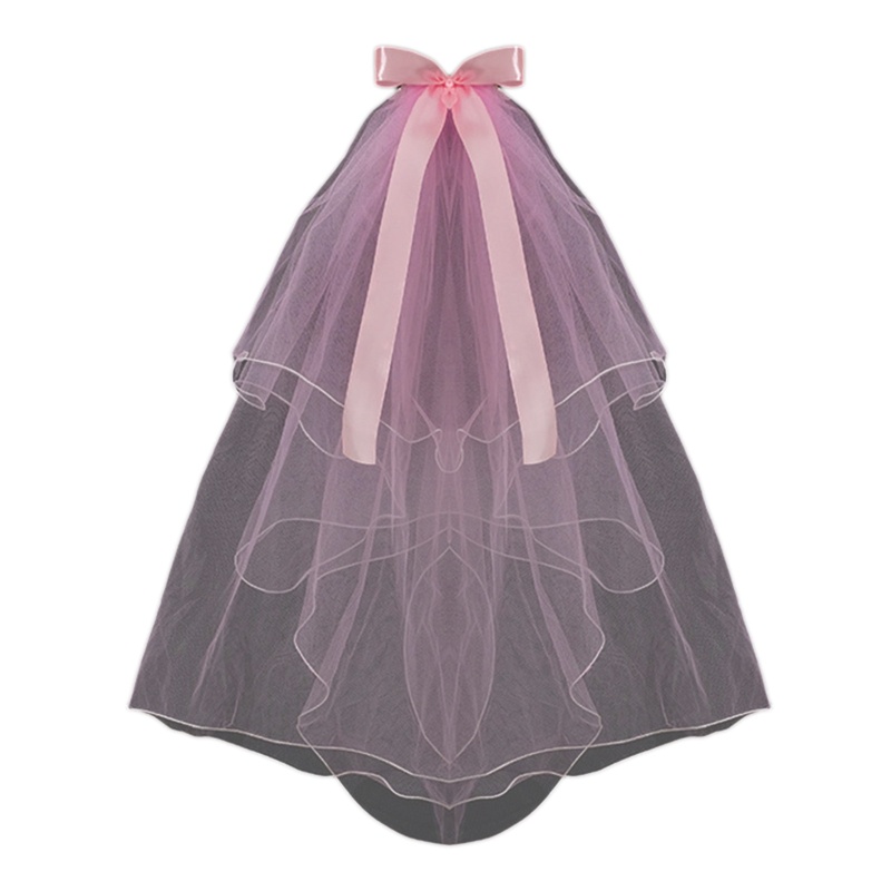 Mạng Che Mặt Đèn Led Bằng Vải Tuyn Cho Cô Dâu