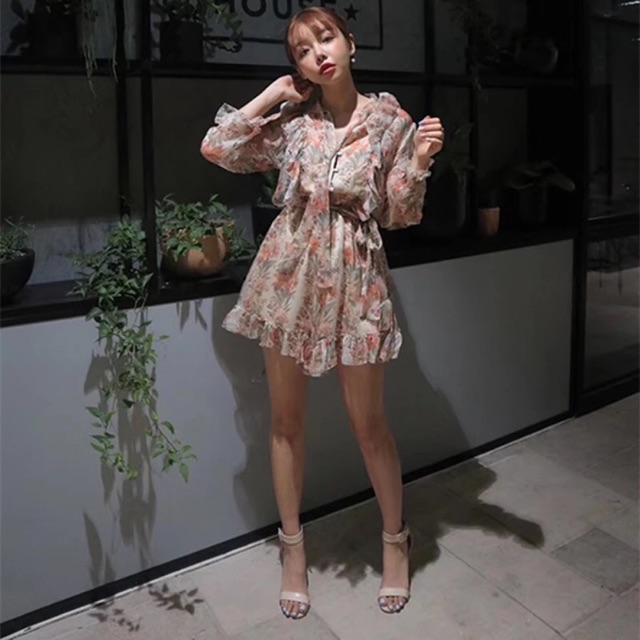 Jump hoa dài tay