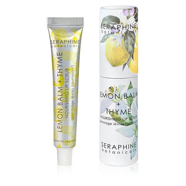 Seraphine Botanicals - Tẩy Tế Bào Chết Cho Môi Seraphine Botanicals Lemon Balm + Thy Me Nourishing Lip Scrub 13g