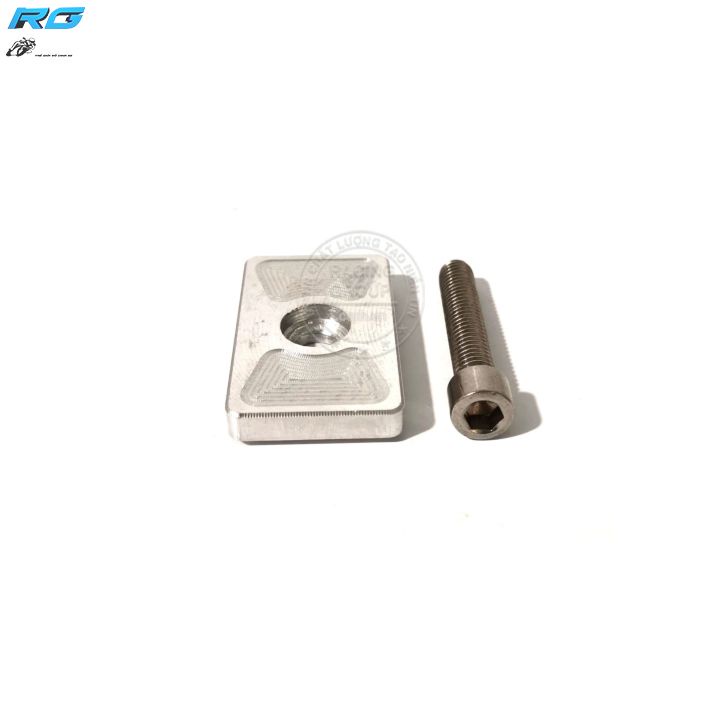 Nắp tăng sên âm Exciter / Winner / Sonic Nhôm CNC tặng kèm 2 Ốc Lục Giác 8ly40 dày 12li