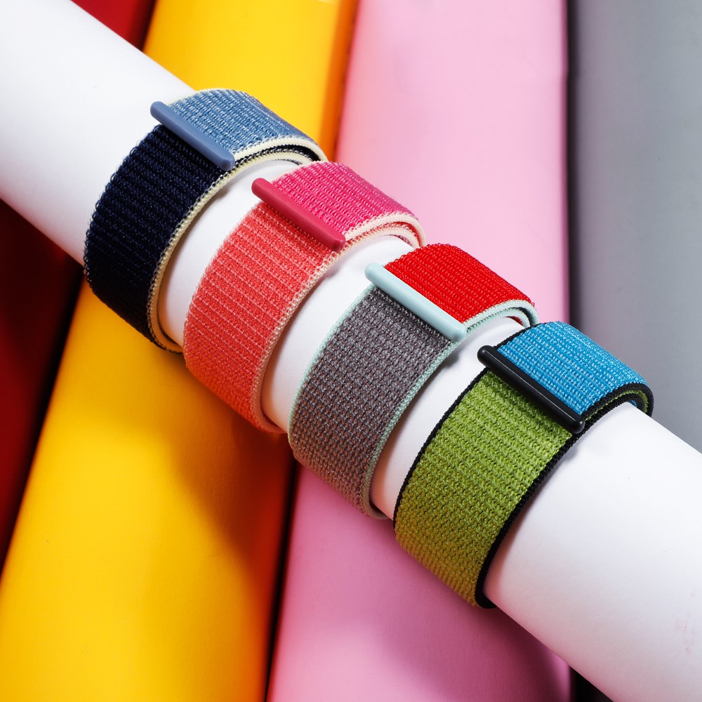 New Color for Apple Watch Band Series 7/6/SE/5/4/3/2/1 Band 42mm 38mm 40mm 44mm 41mm 45mmNylon Sport Loop Strap