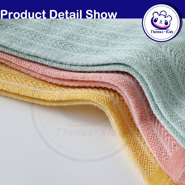 Set 3 Đôi Vớ Cotton Thoáng Khí Thoải Mái Họa Tiết Động Vật Hoạt Hình Cho Bé 0-3 Tuổi