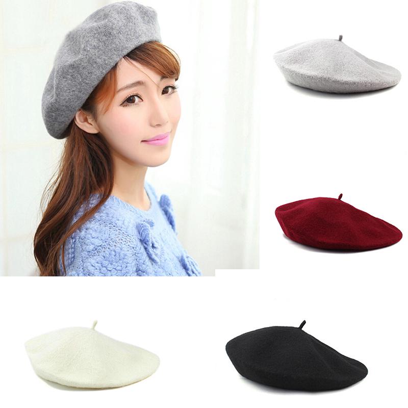 Nón Beret vải nỉ thiết kế hợp thời trang cho phái nữ