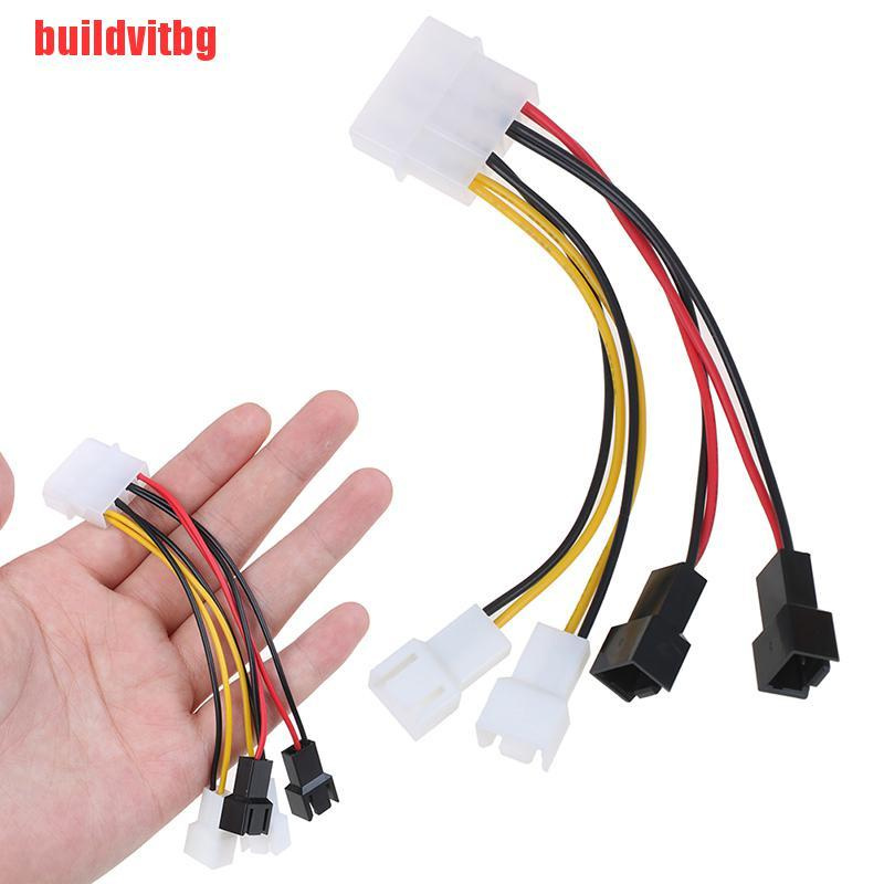 Dây Cáp Nối Nguồn Pc 4-pin Molex / Ide Sang 3 Chấu Cpu / Chasis / Case