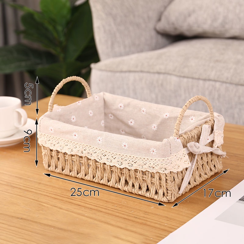 Giỏ Đựng Đồ Dùng / Mỹ Phẩm / Chìa Khóa Để Bàn Tiện Dụng