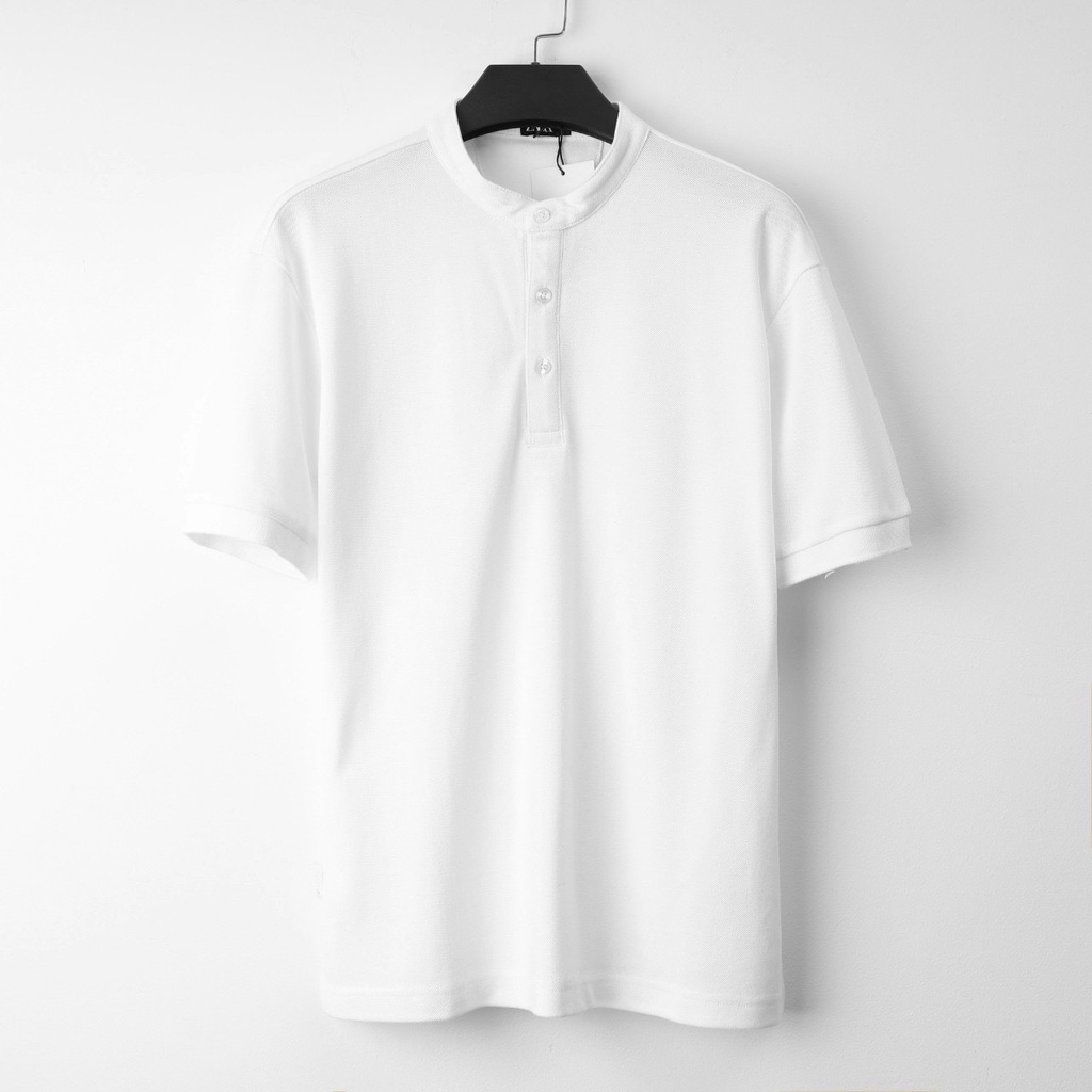 Áo Cổ Trụ Xuất Khẩu , Vải Pique Cotton 100%, Form Slim Cơ Bản Trẻ Trung, bigsize . Ivan BigSize