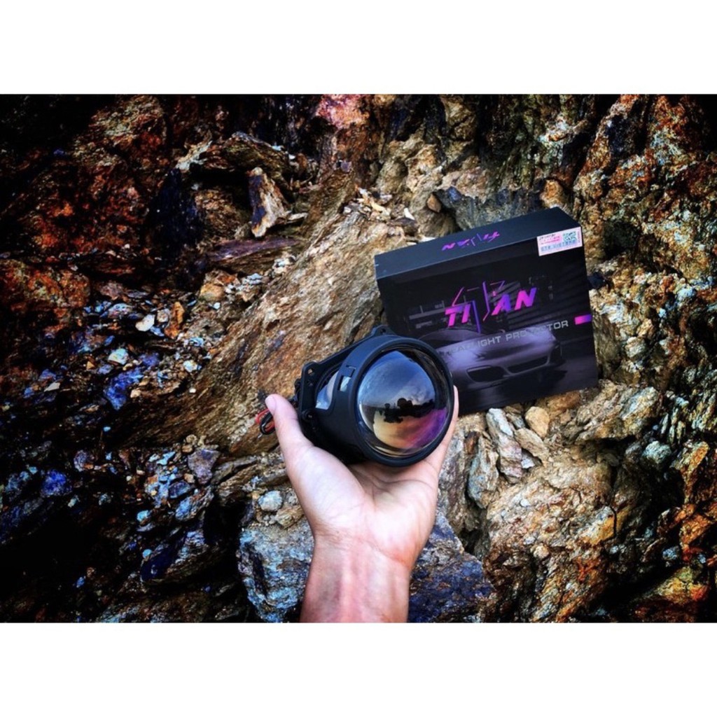 Bi cầu Led Titan Black chính hãng GTR Nhiệt màu 6000k công suất 50W