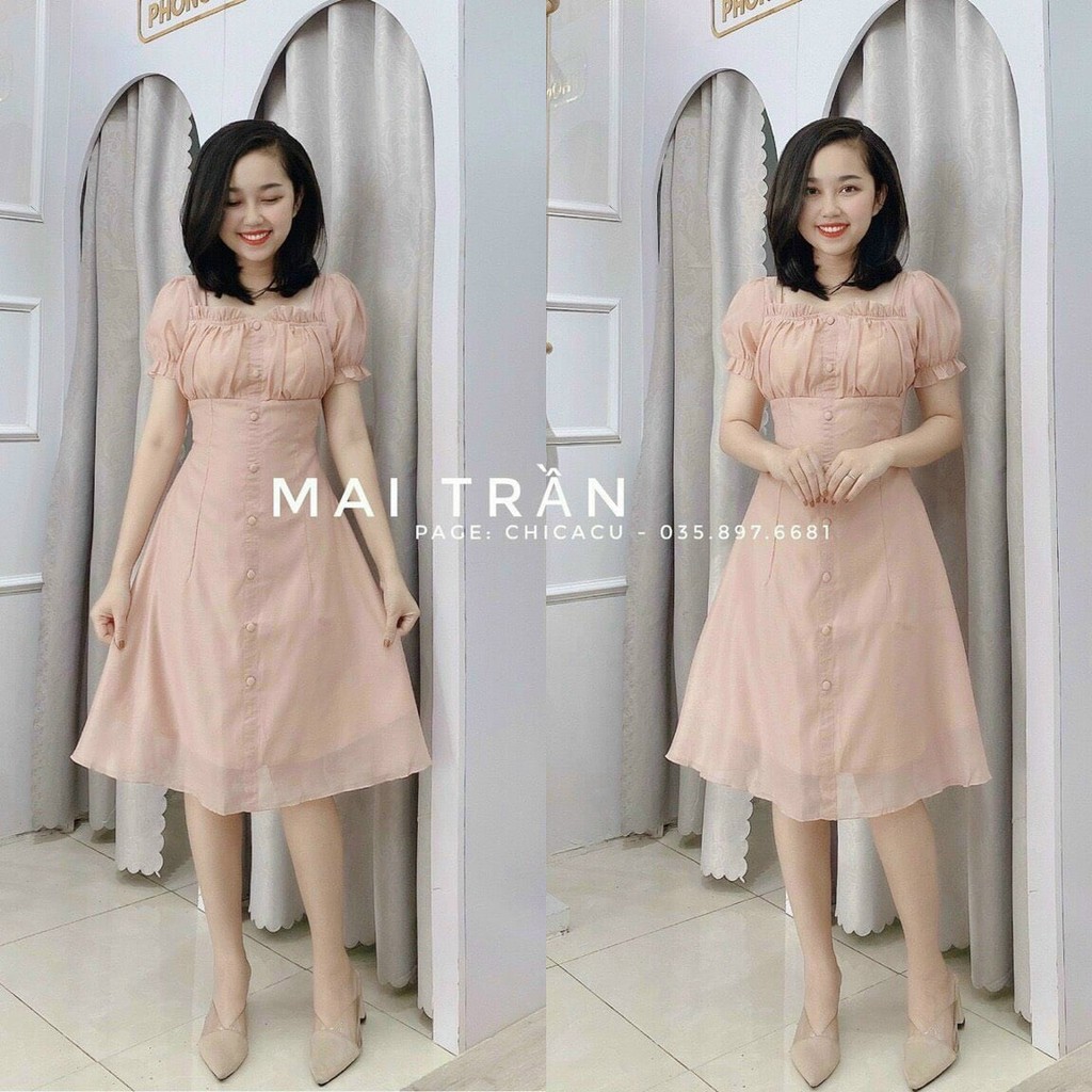 Váy đầm nữ 2021 váy tiểu thư hottrend Minh Anh Clothing Cập Nhật Mẫu Nhanh Nhất rẻ nhất thị trường