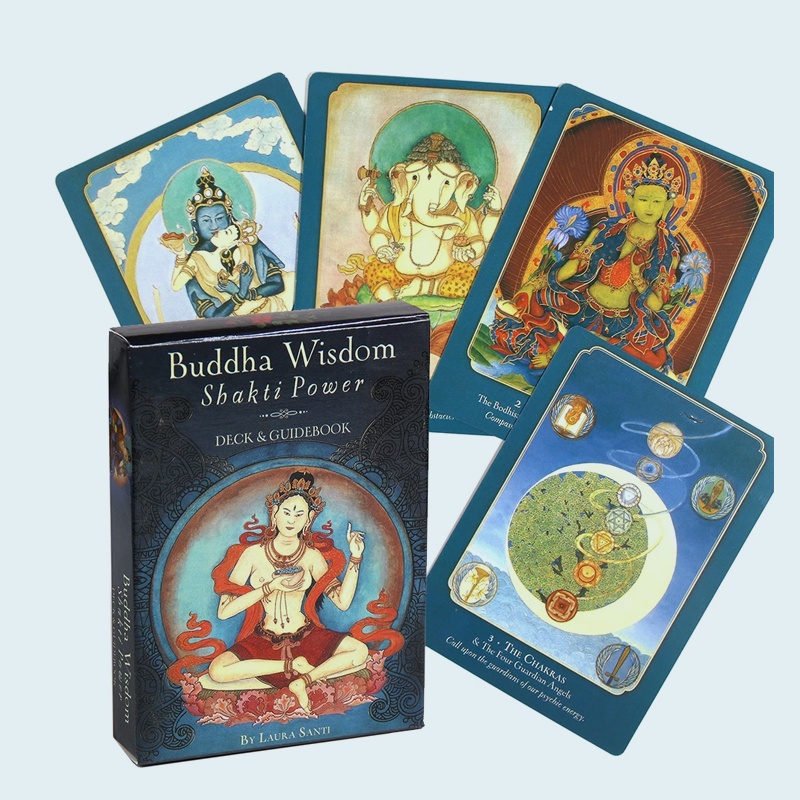 Buddha Wisdom, Shakti Power Oracle Thẻ Chơi Game Phật Giáo Vui Nhộn